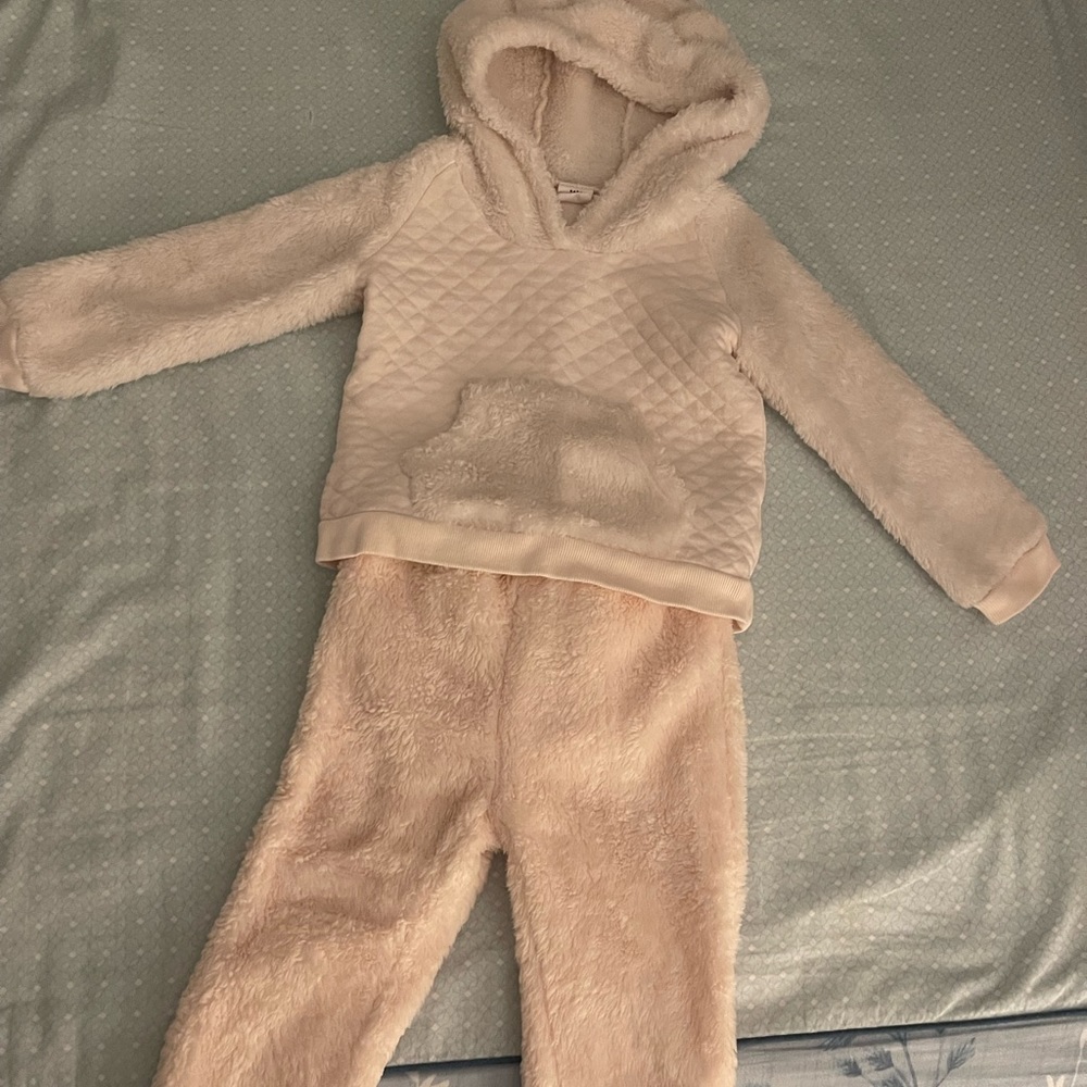 Hooded set for girl